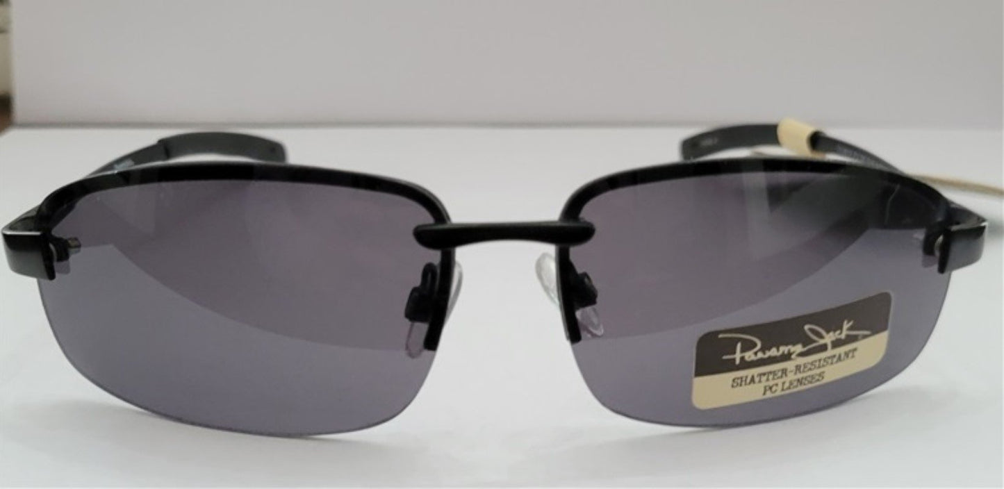 NWT Panama Jack Reload Blue Tort Black Wrap Polarized Sunglasses #94676