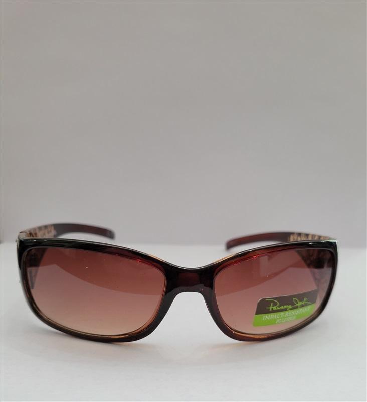 NWT Panama Jack Rhinestone Flowers Wrap Polarized Sunglasses #94680