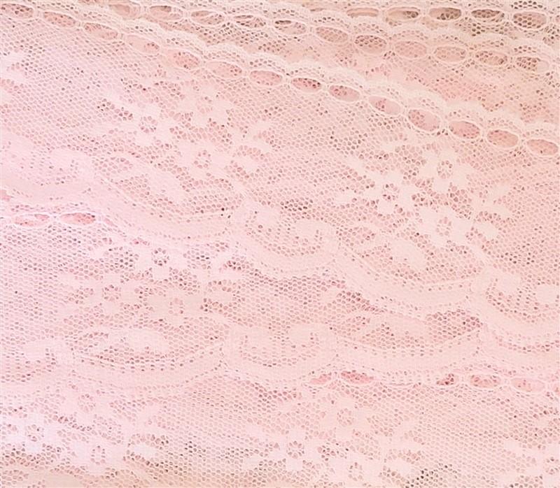 30 Yds Vintage Sew Easy Pink Delicate Floral 2" Wide Flat Lace Trim Ribbon L4
