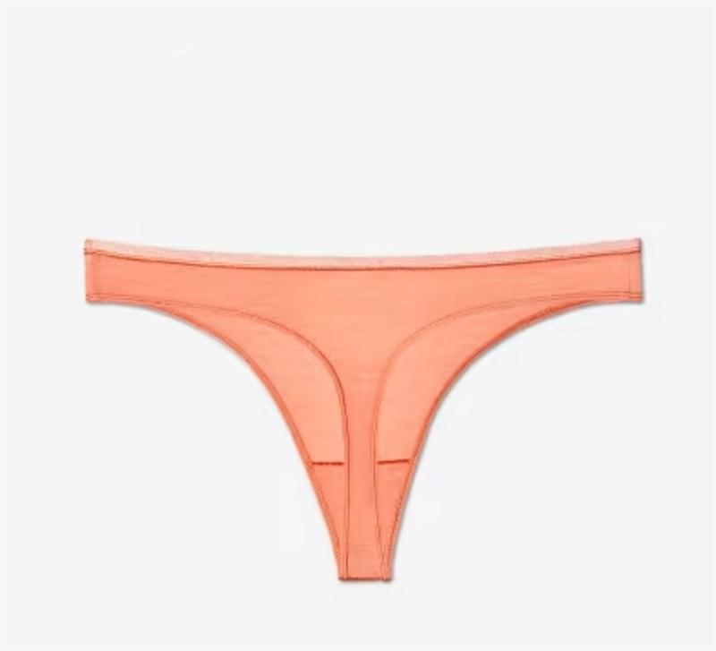 NWT 2PR All Birds 2x Trino Thong Malibu Orange Underwear 94722