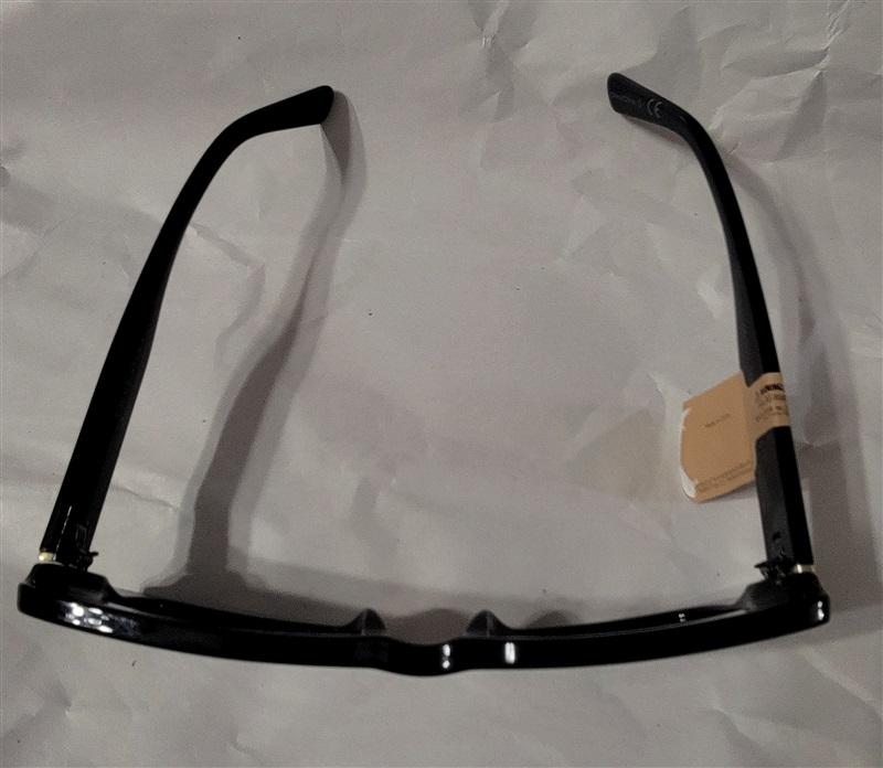 NWT Frye & Co Black Square Thick Frame Sunglasses DG0921 Clout Goggles 94914