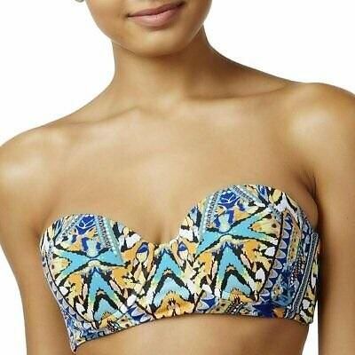 NWOT Bar iii Monarchy Halter L Underwire Bikini Swim Top #94958