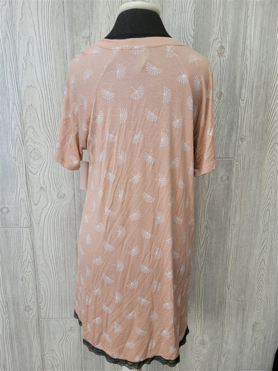 NWT Honeydew M Super Chill Sleepshirt Dandelion Peach Nightgown #95024