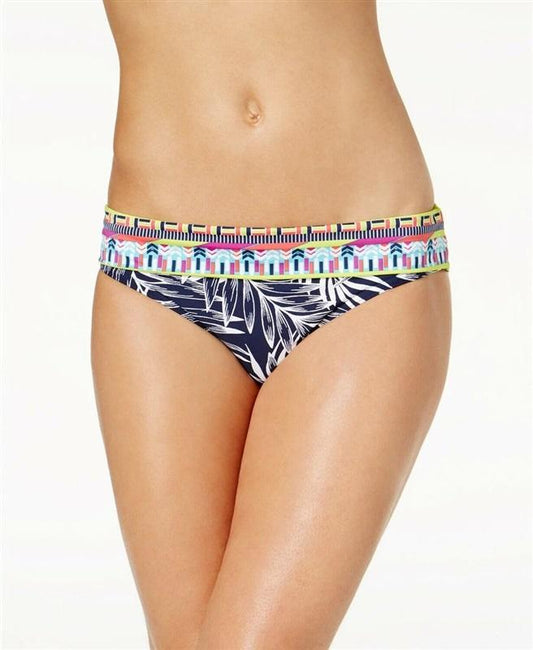 NWT Jag Bleu Marin Tropical Palm Banned XL Bikini Swim Bottoms #95059