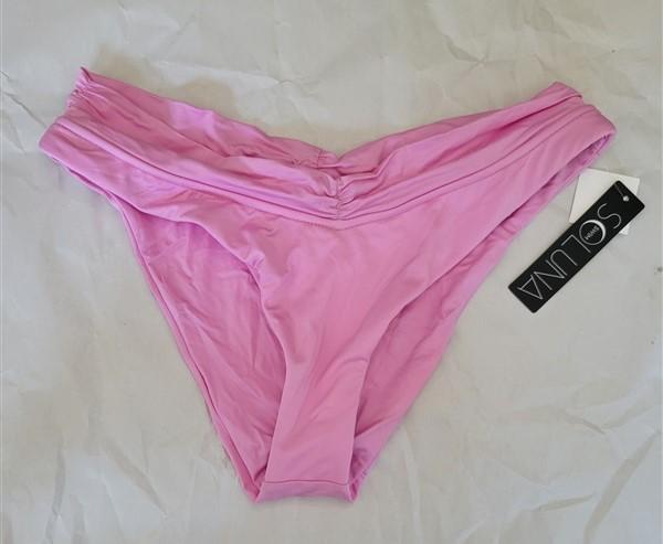 NWT Soluna Swim Lavender M Hipster Cheeky Bikini Swim Bottoms #95069