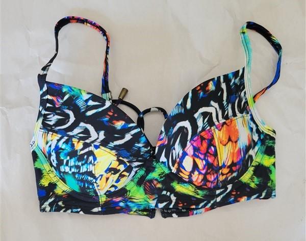 NWOT Rachel Roy Make Sense S Underwired Halter Bikini Swim Top #95088