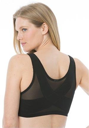 NWOT Comfort Choice 34/36 Bust Support Corset Posture Corrector Black #95238