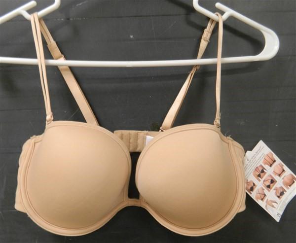 NWOT Fashion Forms 34C Bra Infinite Options MC527 Beige #95290