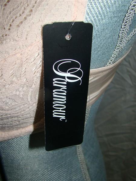 NWT Paramour 32C Carolina Unlined Full Coverage Plunge Bra 215011 Pink #95309