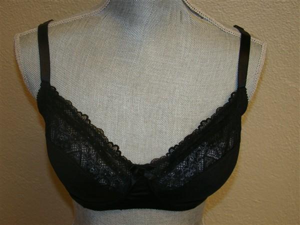 NWOT Parfait Affinitas Bra 30H USA Casey Printed Full-Figure 2802 Black #95365