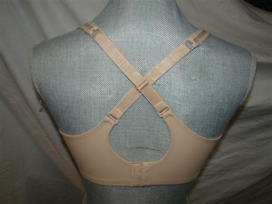 NWT Bali 38D 1 Smooth U Light Convertible Full-Coverage Bra 3439 Beige 95370