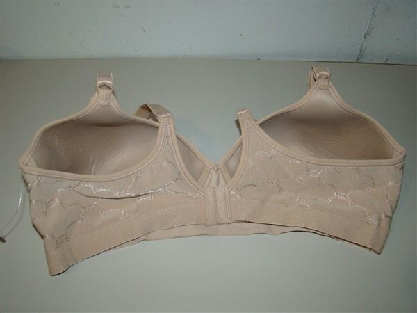 NWT Bali Convertible 36DD Revolution Wirefree Cloud Pattern Bra 3550 Beige 95384