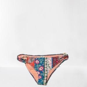 NWOT Urban Sea Floral Patchwork S Strappy Bikini Swim Bottoms #95515