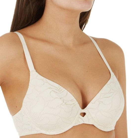 NWOT Hanes 38DD Ultimate No Show Support Underwire Bra HU33 Ivory #95554