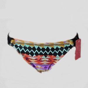 NWT Gossip Tribal Print S Hipster Side Tab Bikini Swim Bottoms #95562
