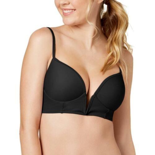 NWT Sundazed Black V-Neck 32 B/C Underwired Bikini Swim Top #95640