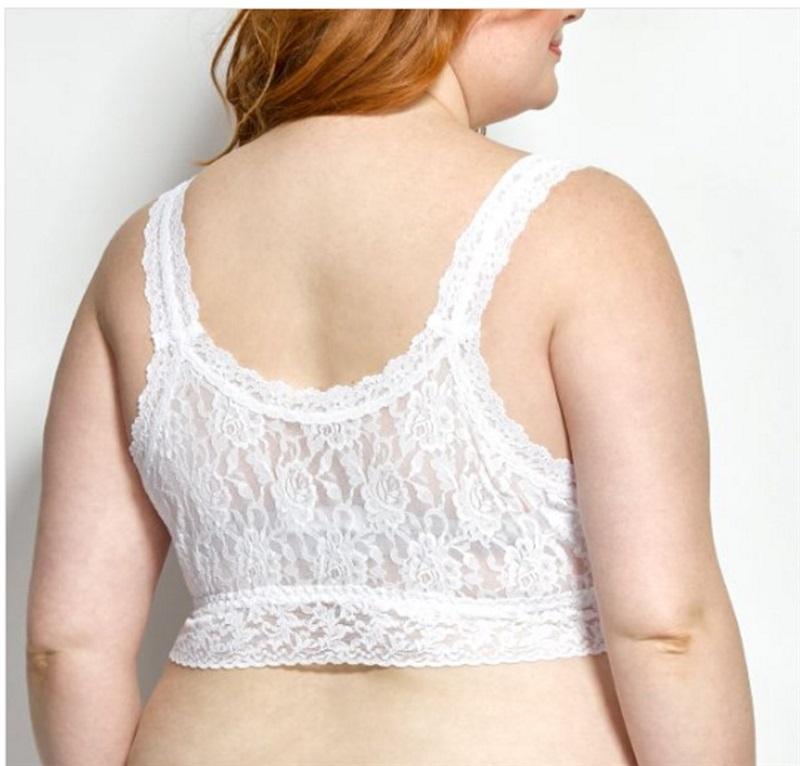 NWT Hanky Panky 2X Signature Lace *Plus Size* Cropped Top Pink #95673