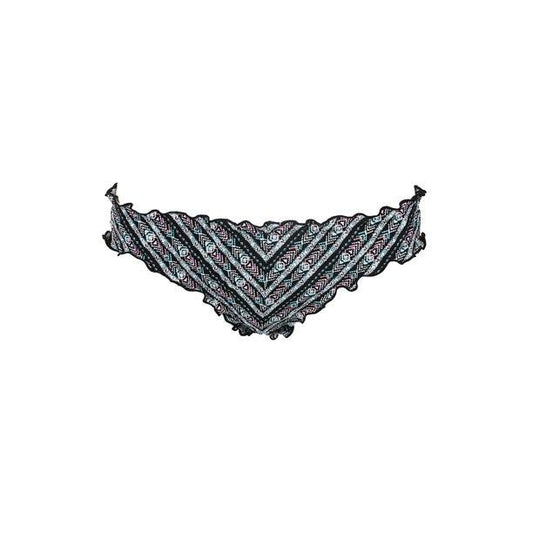 NWT Sundazed Mermaid Tribal Ruffle S Ruched Cheeky Bikini Swim Bottoms #95698