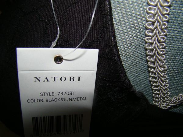 NWT Natori 32G Subtle Comfort Average Contour Underwire Bra 732081 Black #95722