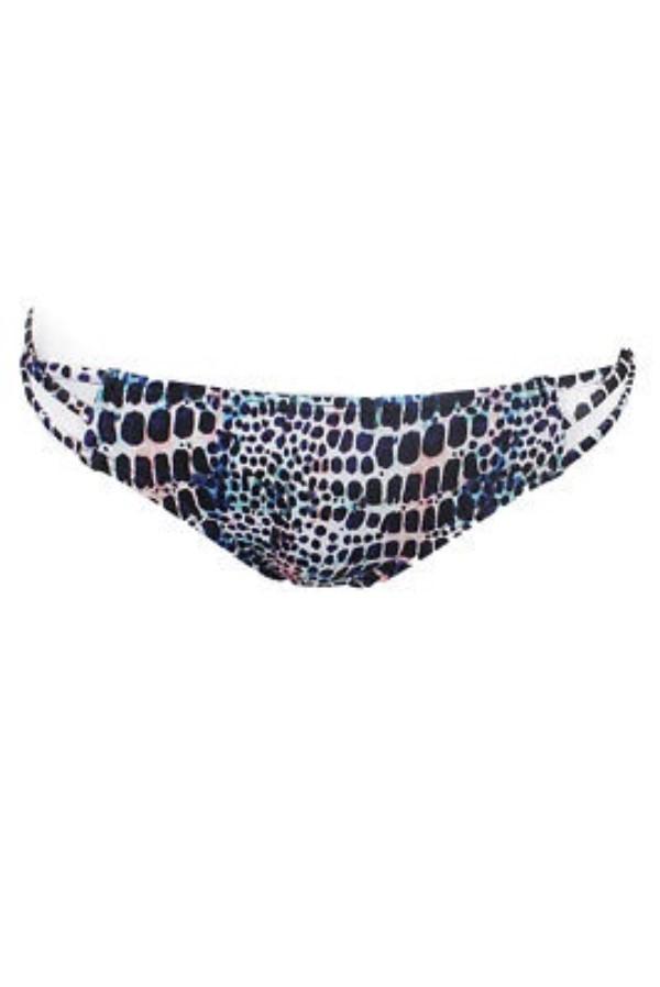 NWT Sundazed Cheetah Strappy L Animal Print Cheeky Bikini Swim Bottoms #95754