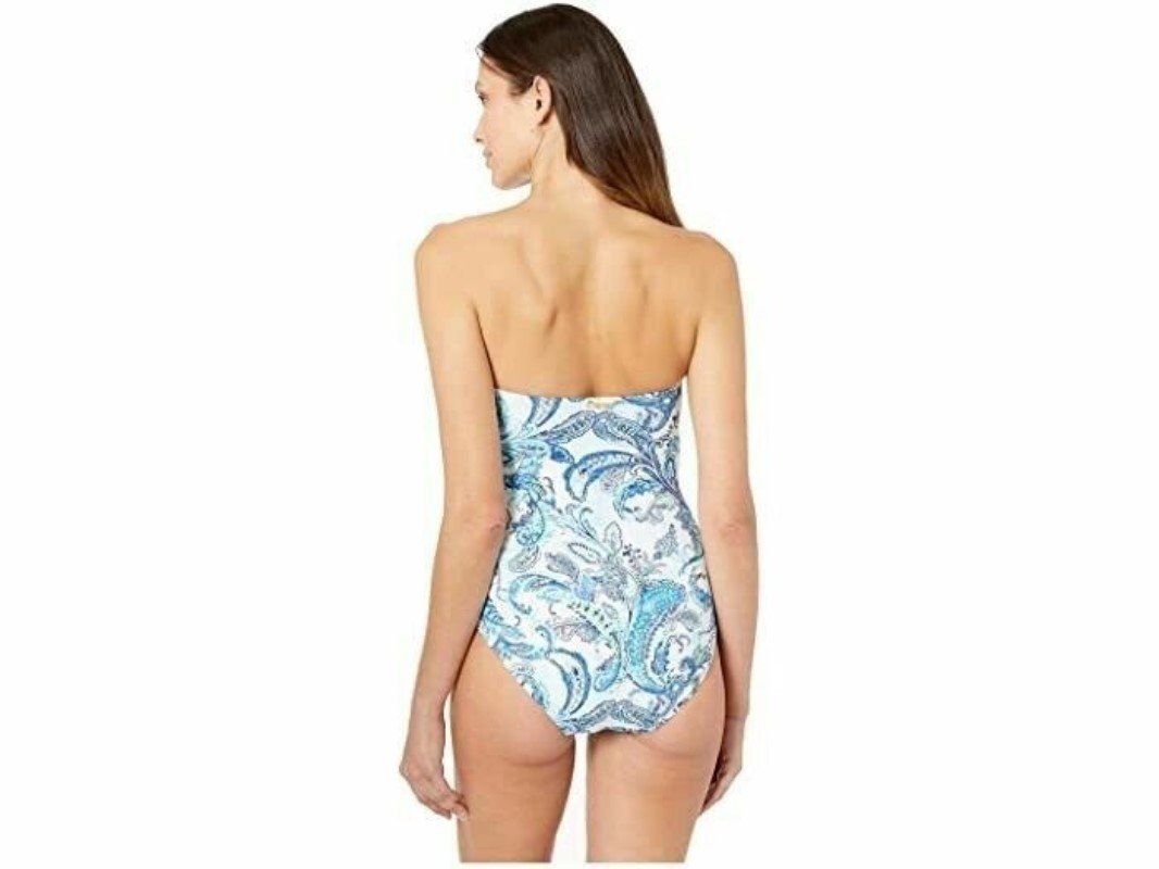 NWT Ralph Lauren 10 Fiesta Paisley Twist Bandeau Underwire Mio 1Pc 95771