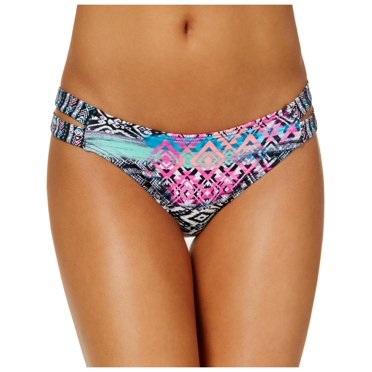 NWT Sundazed Sasha L Tribal Strappy Cheeky Bikini Swim Bottoms #95983
