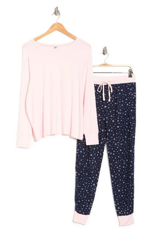 NWT Honeydew MD Long Sleeve Sleep Tight Pajama Set Moon Struck Celestial #96070