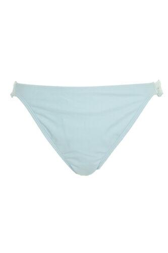 NWT California Waves Teal MD Lace Cheeky Bikini Swim Bottoms #96080