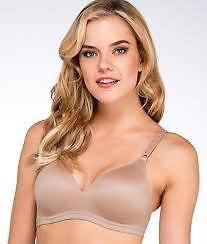 NWOT Warner’s Bra 36C Cloud 9 Full-Coverage Wire-Free Contour 1269 Beige 96169