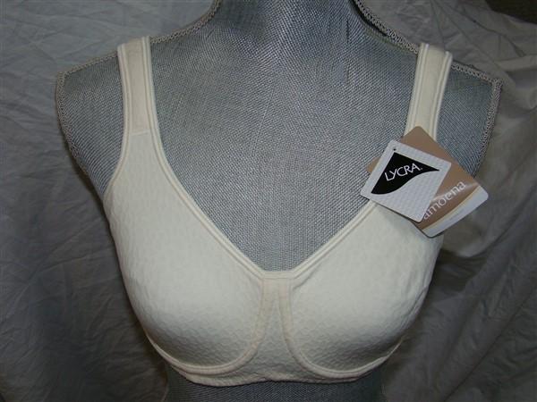 NWT Amoena 32A Mona WB 0946 Soft Underwire Mastectomy Bra White #96259