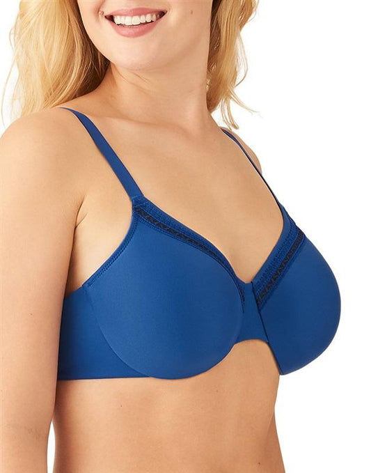 NWOT Wacoal Perfect Primer 40D Full Figure Underwire Bra 855213 Blue 96421
