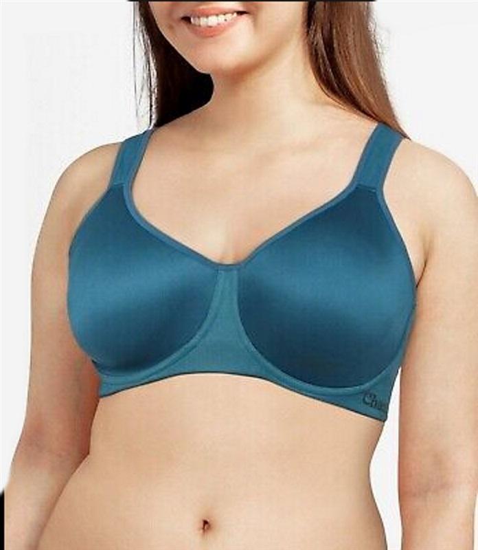 NWT Chantelle 38DDD Sport High Impact Active Underwire Bra 2949 Teal 96573