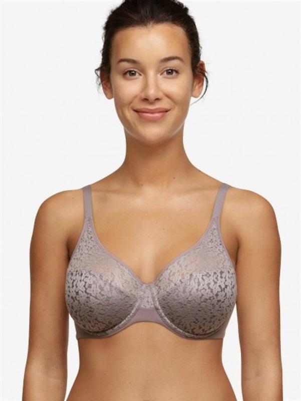 NWT Chantelle NORAH 34DD SEAMLESS COMFORT BRA Gray 13F1 #96622