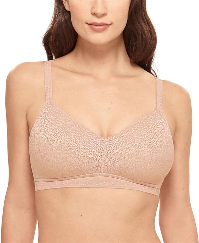 NWOT Wacoal 40DD Back Appeal Wire-Free Bra 852303 Beige #96713