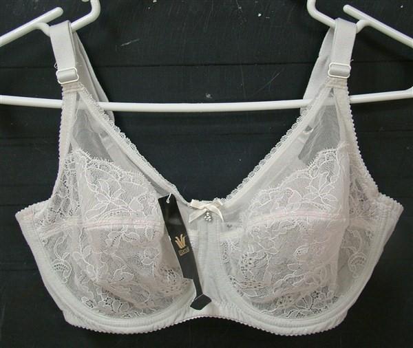 NWT Wacoal 32DD Chantilly Lace Retro Chic 855186 Ivory Bra #96728