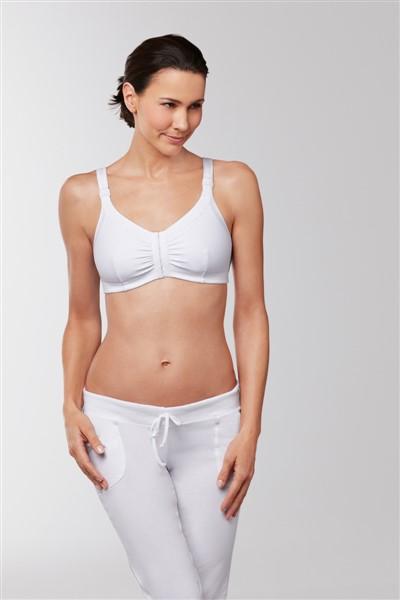 NWT Amoena XS A/B Hannah Post Surgical Front Close Mastectomy Bra 2160 96782