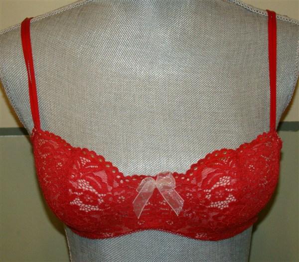 NWT b.tempt'd by Wacoal 34D Bra RED Ciao Bella Balconette Bra 953144 96803