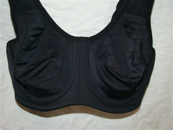 NWT Wacoal 34H Black Sport Underwire 855170 Free Shipping #96836