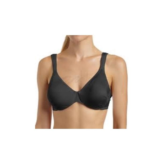 NWOT Bali 42C Live It Up Underwire Bra 3353 Black #96984