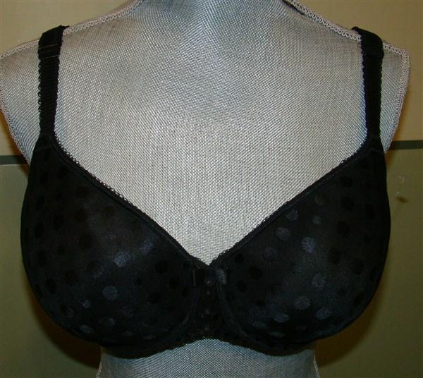 NWT Wacoal 40D Spot On Contour T-Shirt Bra 855285 Black #97115