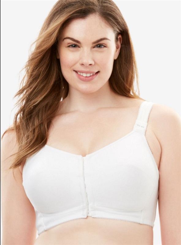 NWOT Comfort Choice 44B Posture Support Soft Cup Bra White 97211
