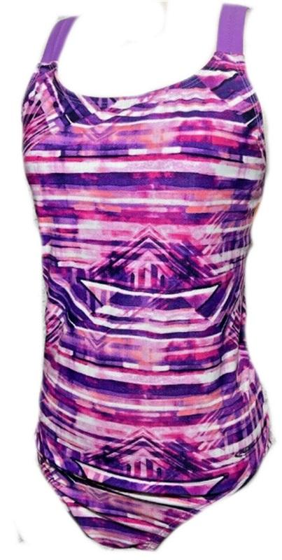 NWOT Champion Girls 8-10 Active 1pc Racing Swimsuit 97231