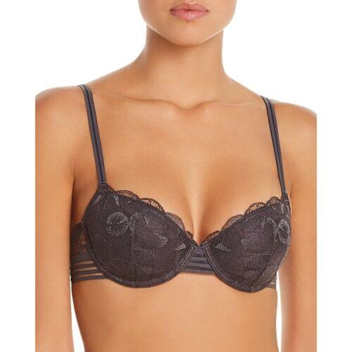 New Heidi Klum 34D Carnation Desires Shale Gray H23-1517 97279