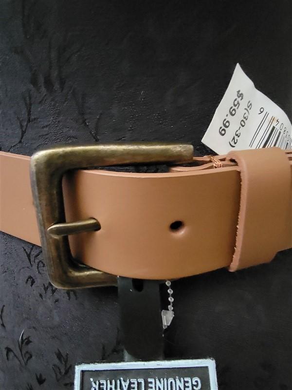 NWT Stone Mountain SM Genuine Leather Belt w/Phone Case Pouch Fanny Pack 97341
