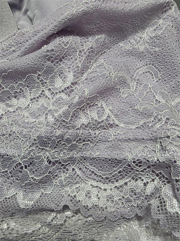 NWT 2 Secret Treasures 4X Lace Plus Size Bralette Purple & Black 97472