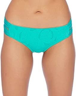 NWT Athena Green SZ 14 Double Strap Lace Hipster Bikini Swim Bottoms #97481