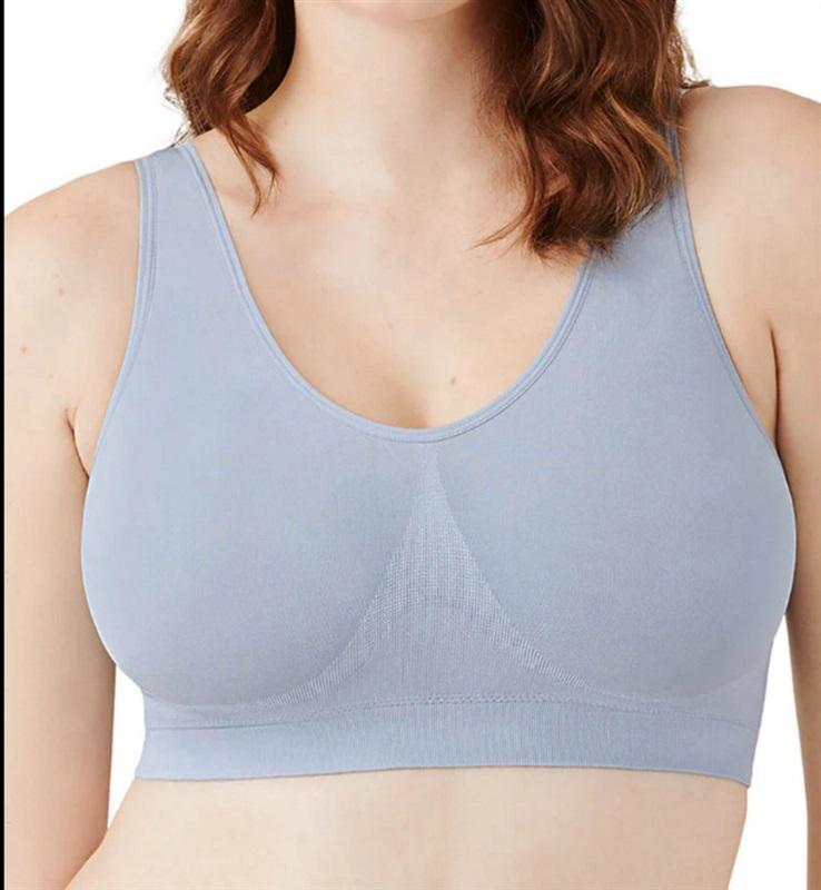 NWT Wacoal 36 B-Smooth Bralette Blue Bra 835275 97517