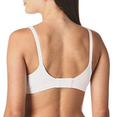 NWTd Warner's 36D Cloud 9 Full-Coverage Wire-Free Contour Bra 1269 White #97644