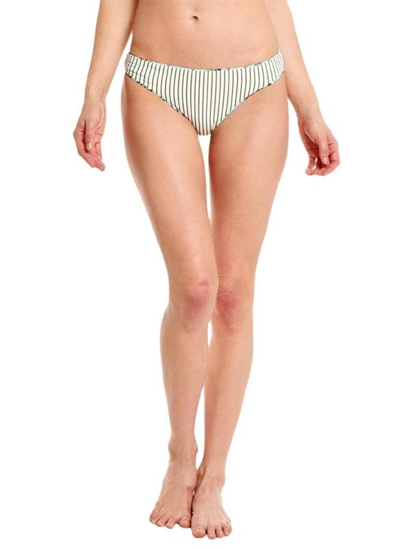 NWT Splendid Picturesque M Striped Reversible Cheeky Bikini Swim Bottoms #97666