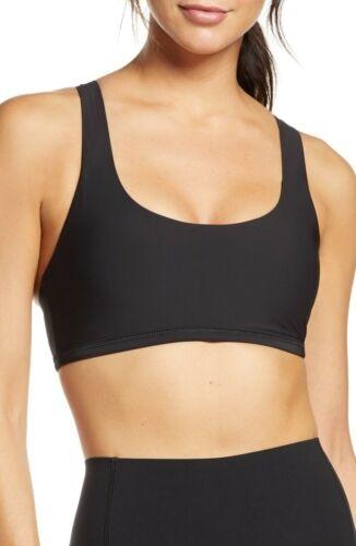 NWT Spanx LG Workout to Waves Low Impact Sports Bra Black 97679